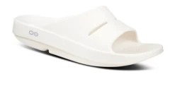 OOfos Unisex OOahh Slide Sandal (Eggnog)