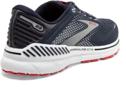 BROOKS Men's Adrenaline GTS 22 (435 - Peacoat/India Ink/Grenadine) -Nike Store 110366 435 H Adrenaline GTS 22