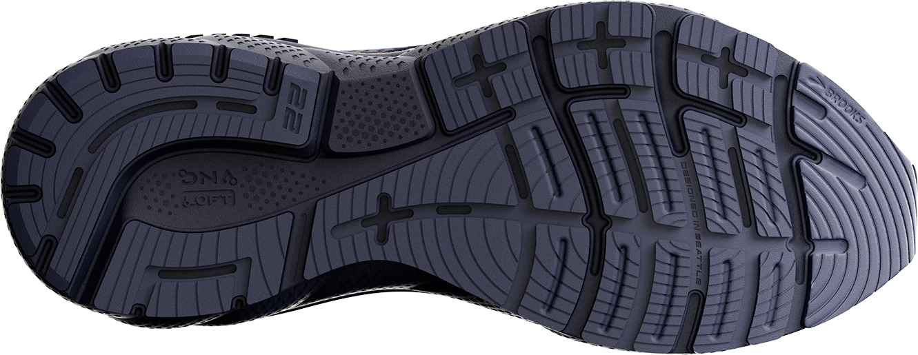 BROOKS Men’s Adrenaline GTS 22 (438 - Peacoat/Grey/Sunflower) 8 BROOKS Men’s Adrenaline GTS 22 (438 - Peacoat/Grey/Sunflower) - Image 6