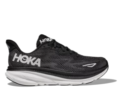 Hoka Men's Clifton 9 WIDE (BWHT - Black/White)