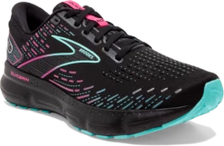 BROOKS Women’s Glycerin 20 (005 - Black/Blue Light/Pink) -Nike Store 120369 005 A Glycerin 20