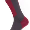Sealskinz Waterproof Cold Weather Mid Length Sock With Hydrostop (Gray/Red/White) -Nike Store 1384E707 F9E4 4B10 88DA 6CC42420D29D