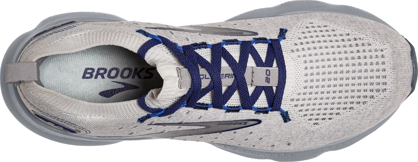 BROOKS Men’s Glycerin Stealthfit 20 (081 - Oyster/Alloy/Blue Depths) 7 BROOKS Men’s Glycerin Stealthfit 20 (081 - Oyster/Alloy/Blue Depths) - Image 5