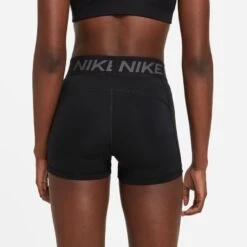 Nike Women's Pro 3" Shorts (014 - Black/Iron Grey) -Nike Store 1D29BDA1 D771 40EC 96E4 C58AB535DF77