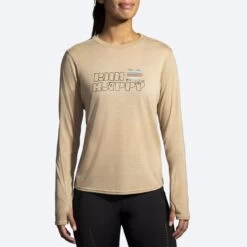 Nike Store -Nike Store 221599 277 mf distance graphic womens long sleeve running shirt