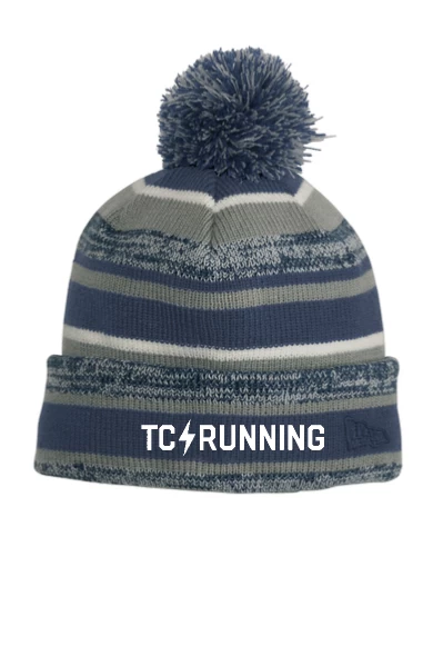 TCRC Bolt Striped Pom Hat 4 TCRC Bolt Striped Pom Hat - Image 2