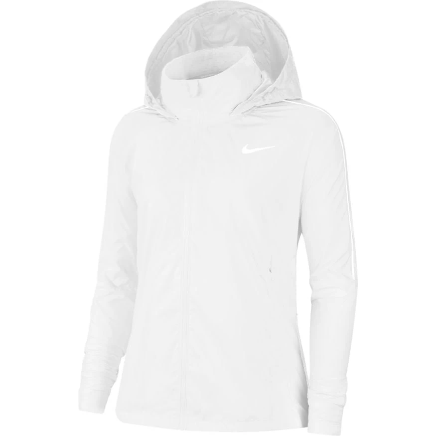 Nike Women’s Shield Running Jacket (100 -White/White/Reflective Silver) 4 Nike Women’s Shield Running Jacket (100 -White/White/Reflective Silver) - Image 2