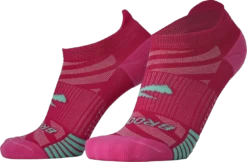 BROOKS Ghost Lite No Show Sock 2-Pack (612 - Pink/Salt & Light Grey/Salt) -Nike Store 280496 612 D2 Ghost Lite No Show 2 Pack