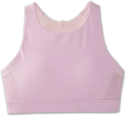 BROOKS Women's Drive 3 Pocket Run Bra (560 - Orchid Haze/Rosewater)
