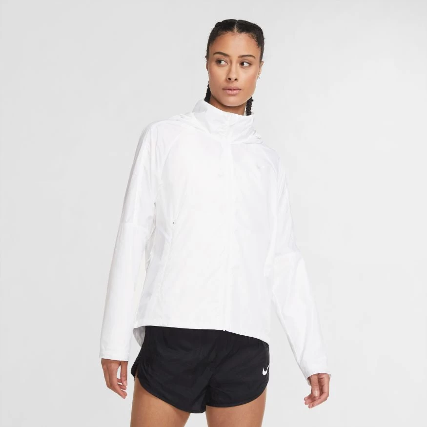 Nike Women’s Shield Running Jacket (100 -White/White/Reflective Silver) 3 Nike Women’s Shield Running Jacket (100 -White/White/Reflective Silver)