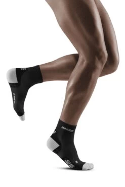 CEP Men's Ultralight Short Compression Socks (Black)