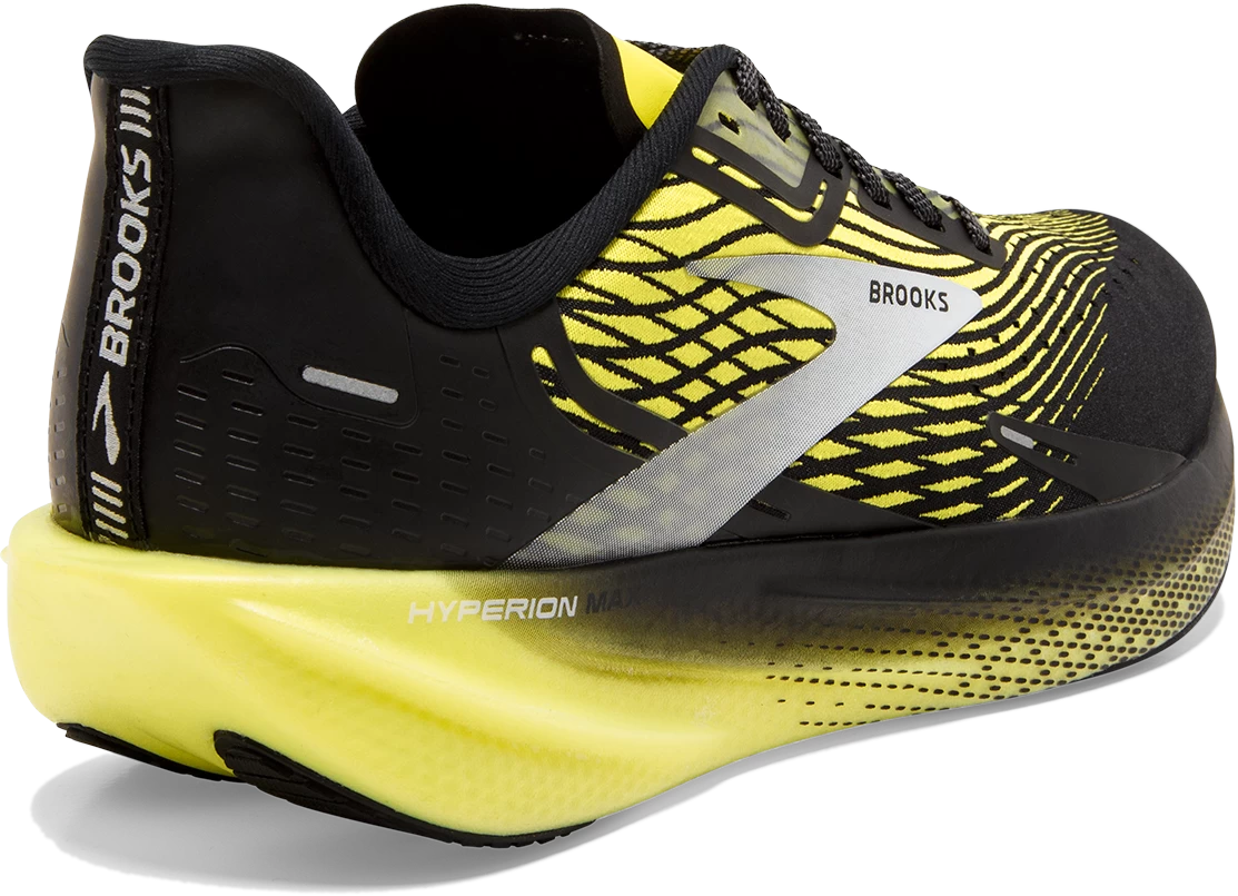 BROOKS Men’s Hyperion Max (078 - Black/Blazing Yellow/White 5 BROOKS Men’s Hyperion Max (078 - Black/Blazing Yellow/White - Image 3