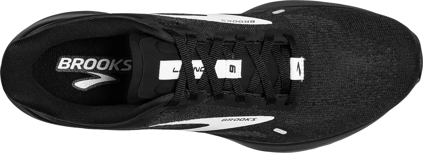 BROOKS Men’s Launch 9 (048 - Black/White) 8 BROOKS Men’s Launch 9 (048 - Black/White) - Image 6