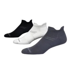 BROOKS Run-In 3-Pack Socks (006 - Asphalt/White/Black)