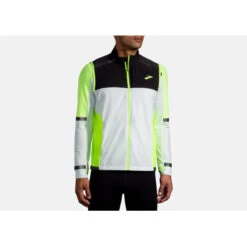 BROOKS Men's Carbonite Vest (030 Icy Grey/Black/Nightlife)