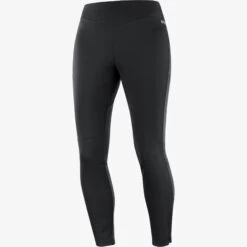 Salomon Women’s Gore-Tex Infinium Windstopper Tights (Deep Black)