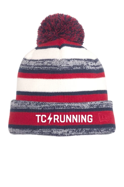 TCRC Bolt Striped Pom Hat 3 TCRC Bolt Striped Pom Hat