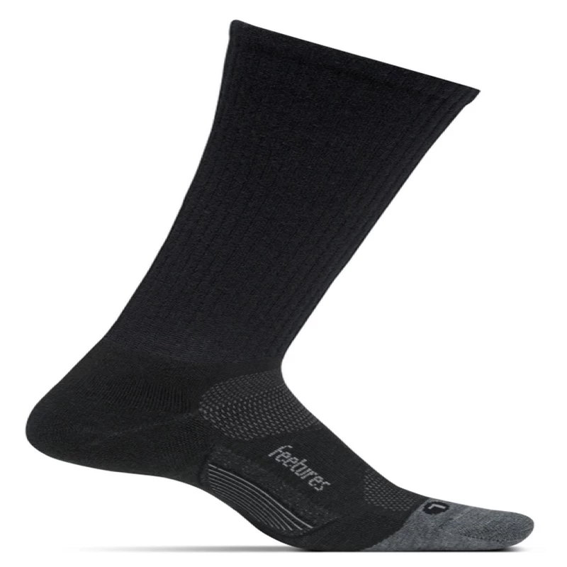 Feetures Merino 10 Cushion Crew (Charcoal) 3 Feetures Merino 10 Cushion Crew (Charcoal)