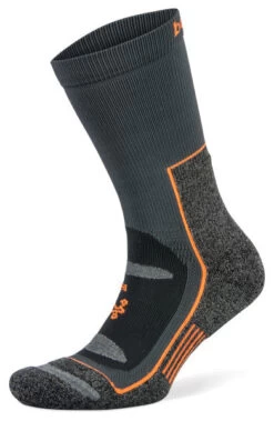 Balega Blister Resist Crew Running Socks (Grey/Orange)