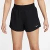 Nike Women’s DRI-FIT High Waisted 3”Brief Lined Short (010 - Black/Reflective Silver) -Nike Store 892D5DA9 D8E1 44E5 9034 BE23910A016E