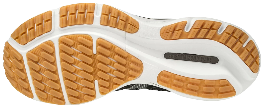 Mizuno Men’s Wave Rider 24 Waveknit (9098 - Black/Dark Shadow) 4 Mizuno Men’s Wave Rider 24 Waveknit (9098 - Black/Dark Shadow) - Image 2