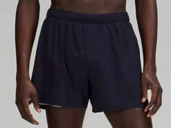 Nike Store 40 Lululemon Men’s Surge Short 4” Liner (gravel Dust/true Navy Multi)