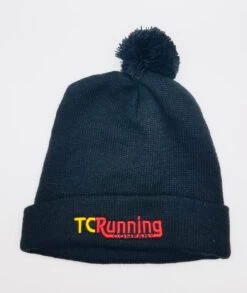 TCRC Knit Pom Pom Beanie (Black)