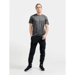 Craft Men's ADV Charge Melange SS Tee (Black Melange)