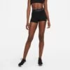 Nike Women's Pro 3" Shorts (014 - Black/Iron Grey) -Nike Store A0BB9F46 364A 476B 9089 73EFEA109329