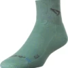 Lite Trail Running 1/4 Crew (Ellie - Sublime/Sky Blue Heathered)