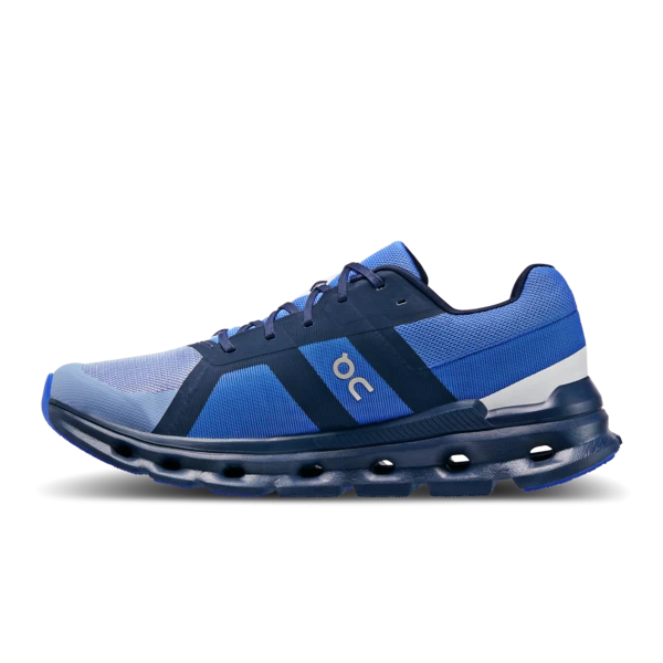On Men's Cloudrunner (Shale/Cobalt) 4 On Men's Cloudrunner (Shale/Cobalt) - Image 2