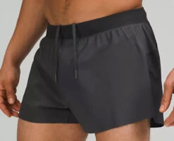 Lululemon Men's Fast And Free Short 3" (Graphite Grey)