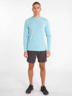 Men’s Carrollton Long Sleeve Fitness Tee (431 - Radiant Blue Heather) -Nike Store B246B5AF 5983 4C32 BAC8 DD4B90081B94