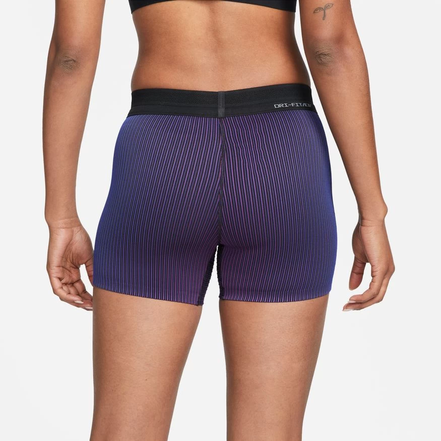 Nike Women's Aeroswift Tight Running Shorts (551 - Bright Purple/Black/Bright Crimson) 4 Nike Women's Aeroswift Tight Running Shorts (551 - Bright Purple/Black/Bright Crimson) - Image 2
