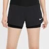 Nike Women's Eclipse 2-in-1 Shorts (010 - Black/Black/Reflective Silver) -Nike Store B6F0F6C4 B404 4764 971A 328813A86C42