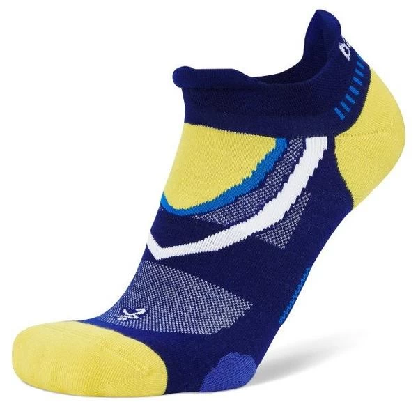 Balega UltraGlide No Show Running Socks (Royal Blue/Blaze Yellow) 3 Balega UltraGlide No Show Running Socks (Royal Blue/Blaze Yellow)