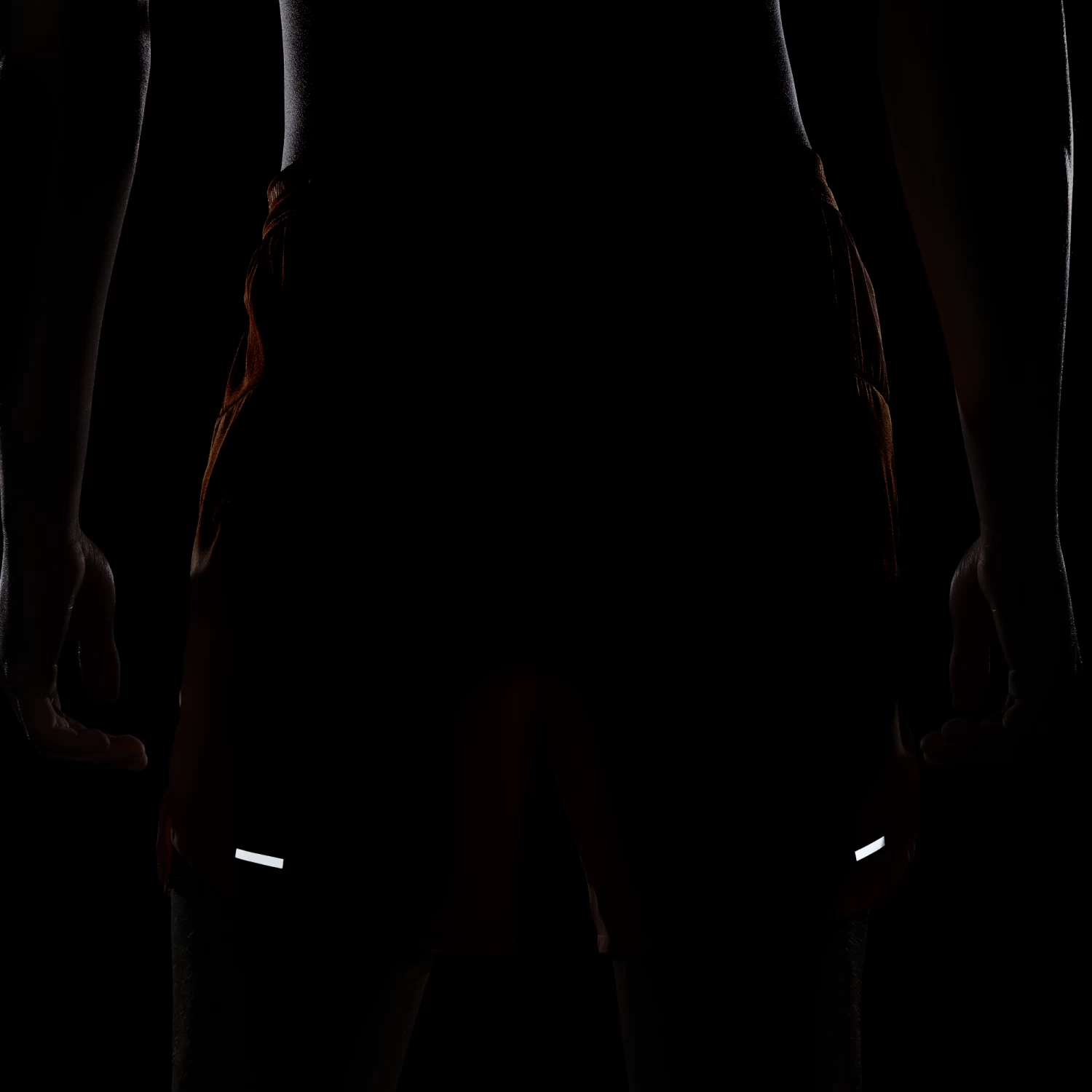 Nike Men's DRI-FIT Stride 7" Shorts (885 - Bright Mandarin/Reflective Silver) 11 Nike Men's DRI-FIT Stride 7" Shorts (885 - Bright Mandarin/Reflective Silver) - Image 9