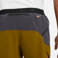 Nike Men's Trail Second Sunrise 5" Brief-Lined Shorts (368 - Olive Flak/Gridiron/Bright Mandarin) -Nike Store DV9311 368 F PREM 2000