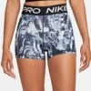 Nike Women’s DRI-FIT Mid Rise 3’ Short (010 - Black/Black) -Nike Store F7C79DE7 2DB7 4126 8BC2 67DE253B399E