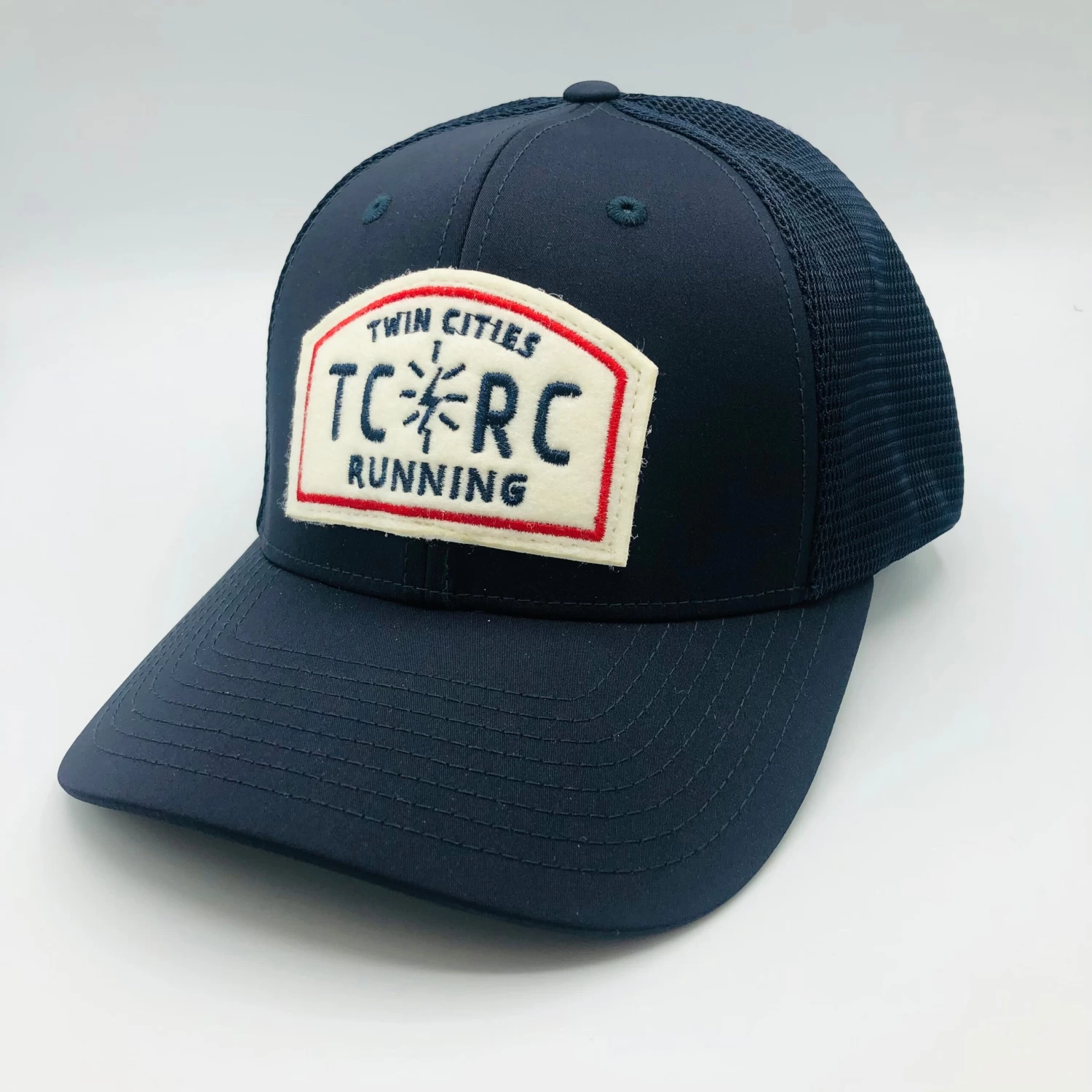 TCRC "Felt Patch" Performance Trucker Cap (Navy) 3 TCRC "Felt Patch" Performance Trucker Cap (Navy)