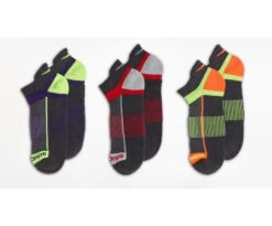 Saucony Inferno No Show Tab 3-Pack Socks -Nike Store M22170 076 3 PACK