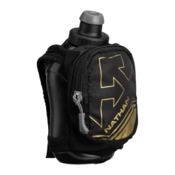Nathan Speedshot Plus 12oz Handheld (Black/Metallic Gold)