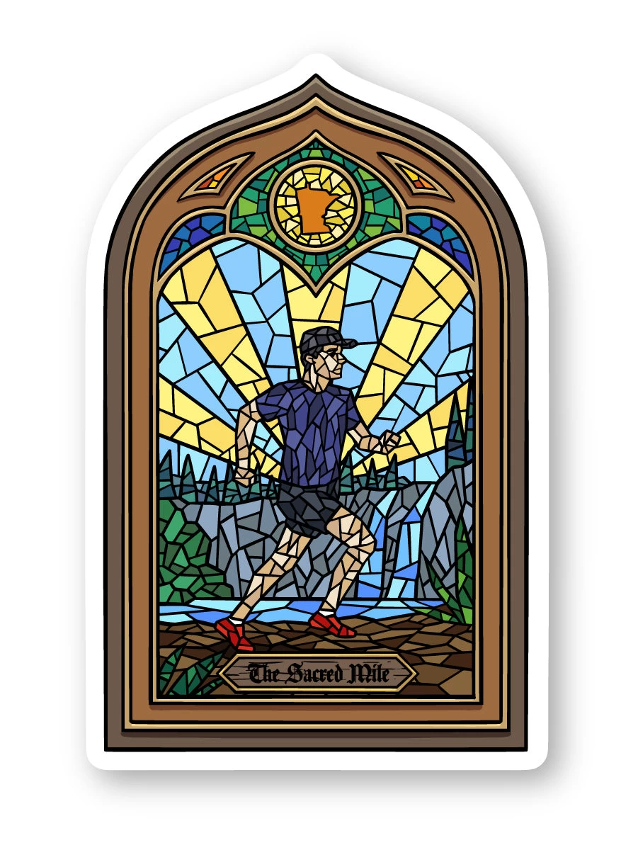 Sacred Mile Sticker 4 Sacred Mile Sticker - Image 2