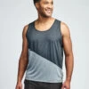 Recess Running Tank Blocked (Black Heather/Heather Grey) 2 Recess Running Tank Blocked (Black Heather/Heather Grey) -Nike Store Tasc SS 2022 4734
