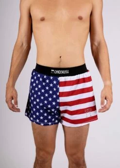 Men's USA 4” Split Shorts