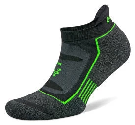 Balega Blister Resist No Show Running Socks (Charcoal/Lime Green) 3 Balega Blister Resist No Show Running Socks (Charcoal/Lime Green)