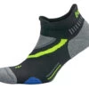 Balega UltraGlide No Show Running Socks (Black/Charcoal)
