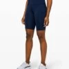Lululemon Fast And Free HR Short 10" (True Navy) -Nike Store lululemon fast and free short 10 non reflective true navy 031382 282940