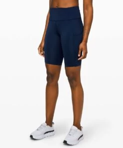 Lululemon Fast And Free HR Short 10" (True Navy)